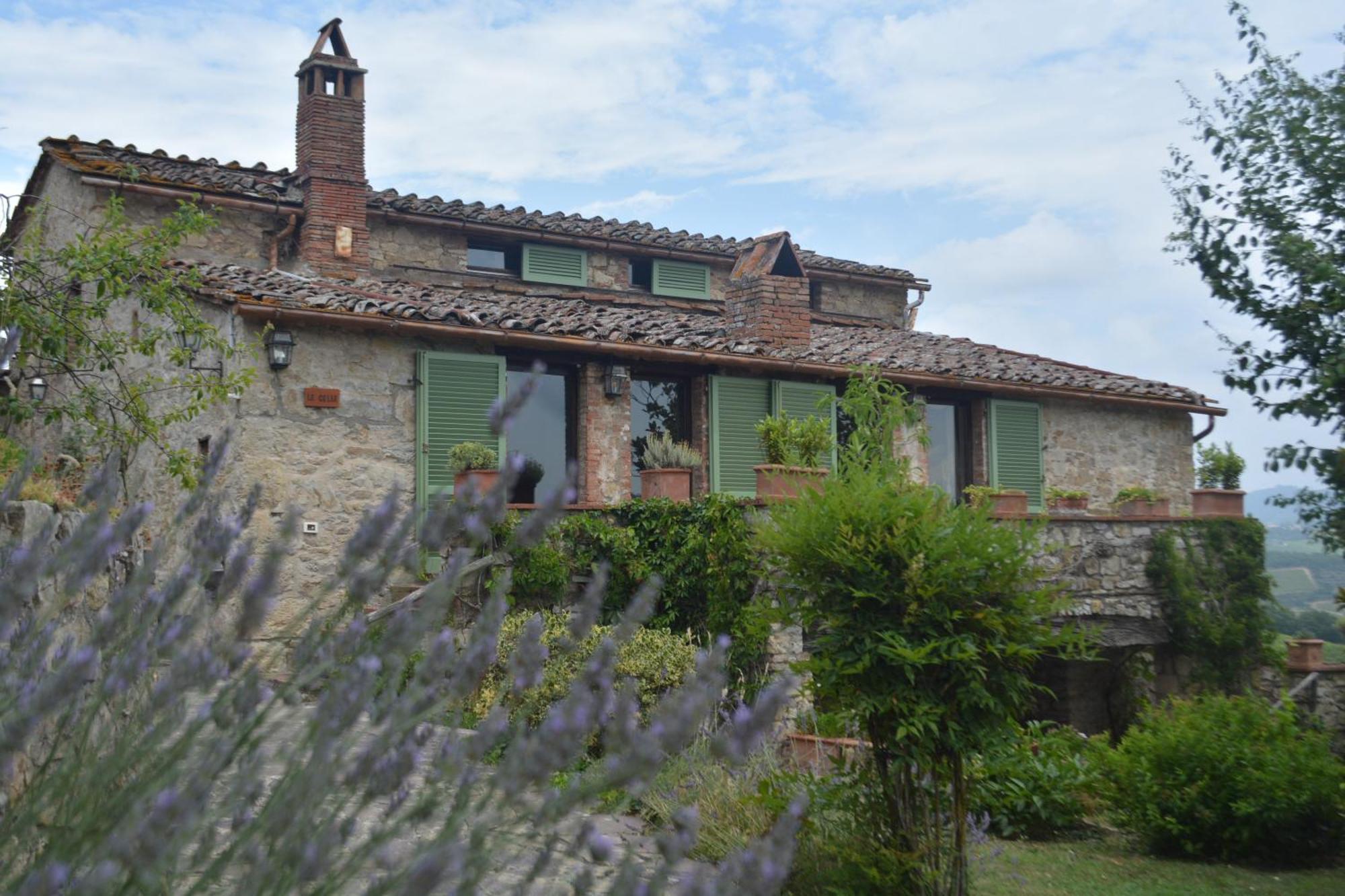 Celle Di Lecchi Nel Chianti Villa San Sano Kültér fotó